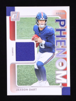 Jaxson Dart 2025 Donruss Rookie Phenom Jerseys #29 RC at PristineAuction.com