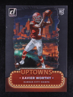 Xavier Worthy 2024 Clearly Donruss Uptowns #7 RC at PristineAuction.com