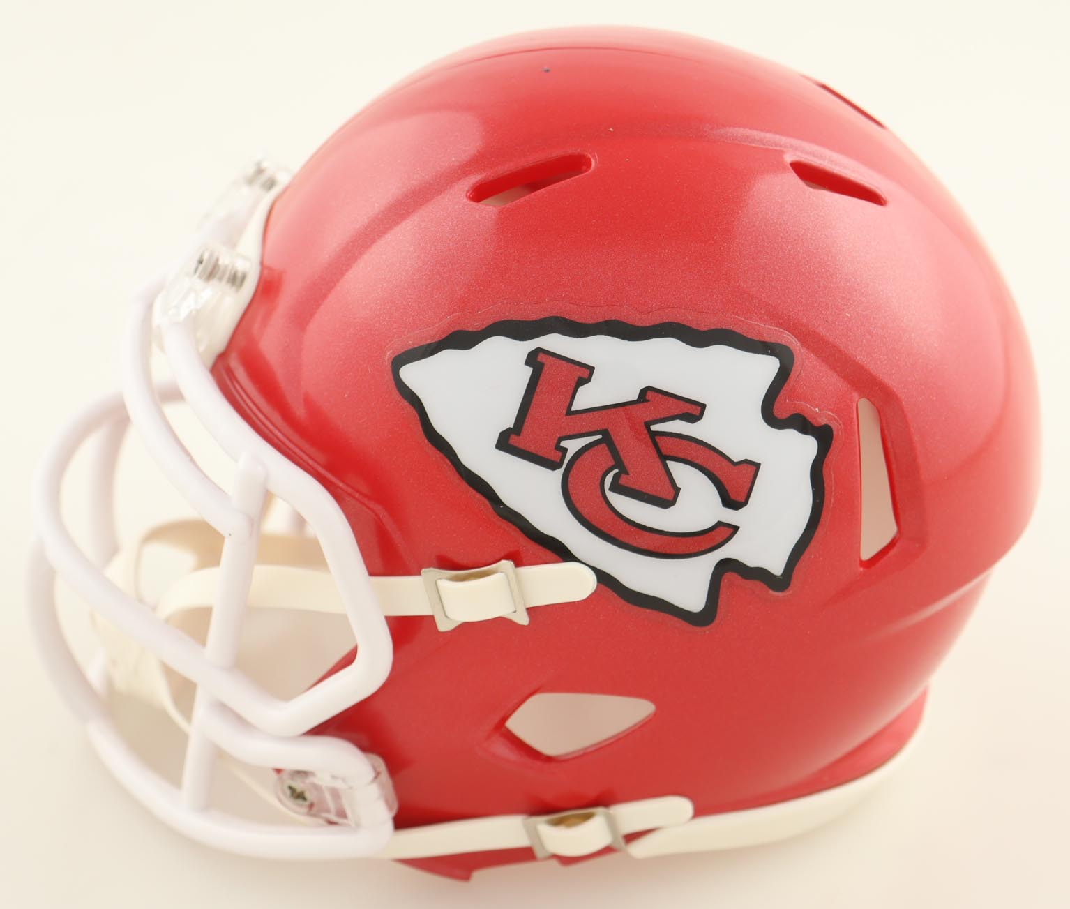 Christian Okoye Signed Chiefs Speed Mini Helmet (JSA) at PristineAuction.com Christian Okoye Signed Chiefs Speed Mini Helmet (JSA) at PristineAuction.com