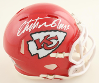 Christian Okoye Signed Chiefs Speed Mini Helmet (JSA) at PristineAuction.com