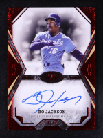 Bo Jackson 2025 Topps Tier One Tier One Talent Autographs Red Foil #TOTABJ #04/10 at PristineAuction.com