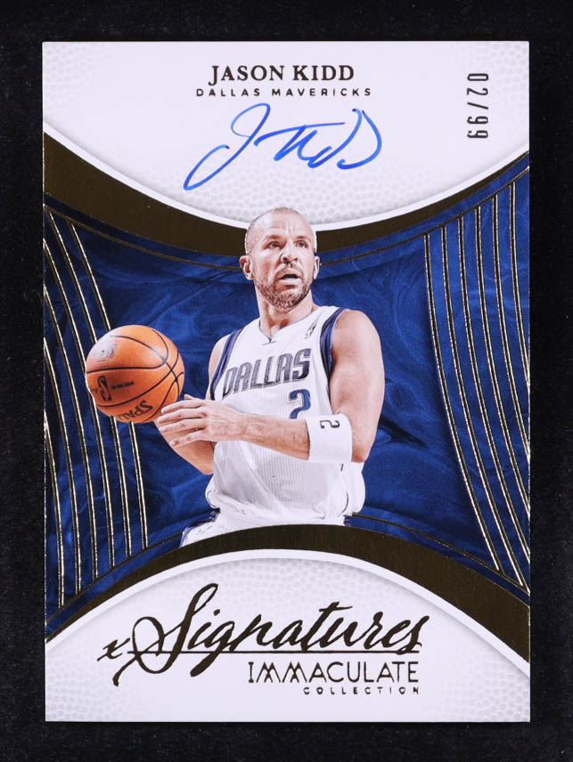 Jason Kidd 2024-25 Immaculate Collection Immaculate Signatures #11 #02/99 at PristineAuction.com Jason Kidd 2024-25 Immaculate Collection Immaculate Signatures #11 #02/99 at PristineAuction.com