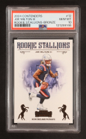 Joe Milton III 2024 Panini Contenders Rookie Stallions Bronze #12 RC (PSA 10) at PristineAuction.com