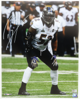 Ray Lewis Signed Ravens 16x20 Photo (Beckett) at PristineAuction.com