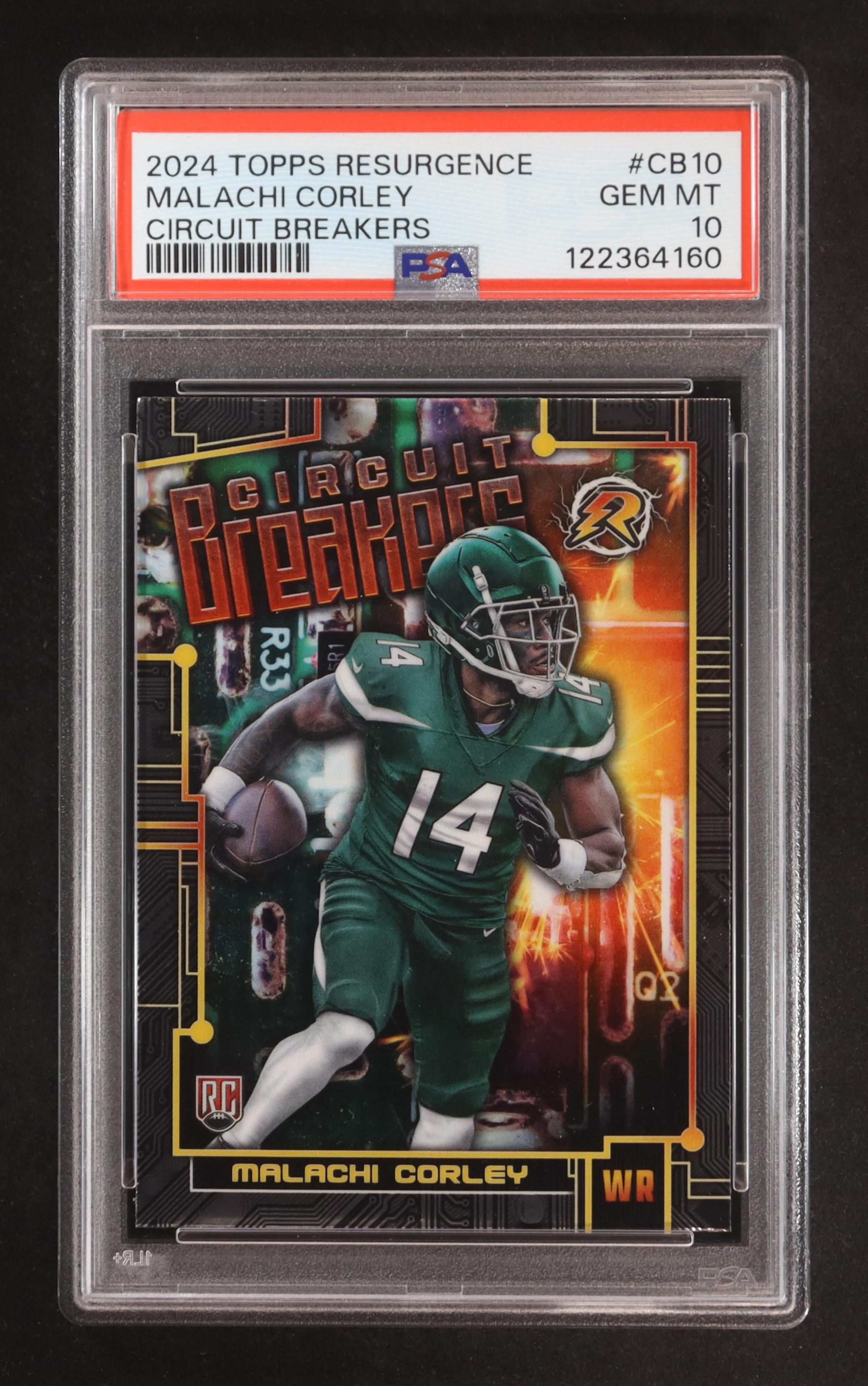 Malachi Corley 2024 Topps Resurgence Circuit Breakers #CB10 RC (PSA 10) at PristineAuction.com Malachi Corley 2024 Topps Resurgence Circuit Breakers #CB10 RC (PSA 10) at PristineAuction.com