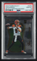 Joe Burrow 2020 Panini Select Certified Rookies #SCR-1 RC (PSA 10) at PristineAuction.com