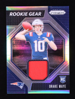Drake Maye 2024 Panini Prizm Rookie Gear #6 RC at PristineAuction.com