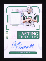Joe Namath 2024 Panini National Treasures Lasting Legacies Material Autographs Holo Silver #4 #02/25 at PristineAuction.com