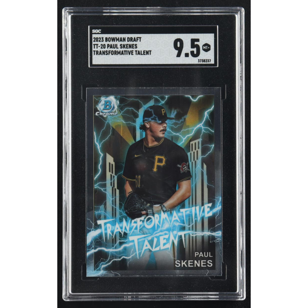 Paul Skenes 2023 Bowman Chrome Draft Transformative Talent #TT-20 RC (SGC 9.5) at PristineAuction.com