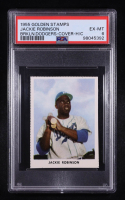 Jackie Robinson 1955 Dodgers Golden Stamps #15 (PSA 6) at PristineAuction.com