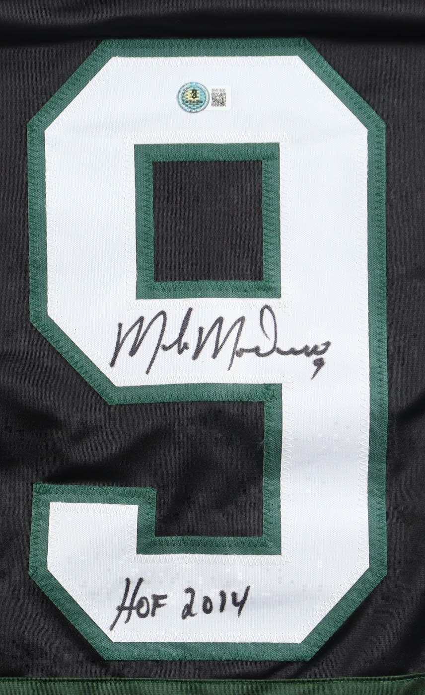 Mike Modano Signed Jersey Inscribed "HOF 2014" (Beckett) at PristineAuction.com Mike Modano Signed Jersey Inscribed "HOF 2014" (Beckett) at PristineAuction.com