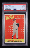 Mickey Mantle 1958 Topps #487 AS TP (PSA 2) at PristineAuction.com