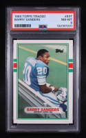 Barry Sanders 1989 Topps Traded #83T RC (PSA 8) at PristineAuction.com