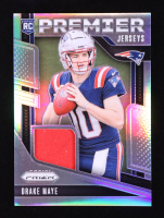 Drake Maye 2024 Panini Prizm Premier Jerseys #6 RC at PristineAuction.com