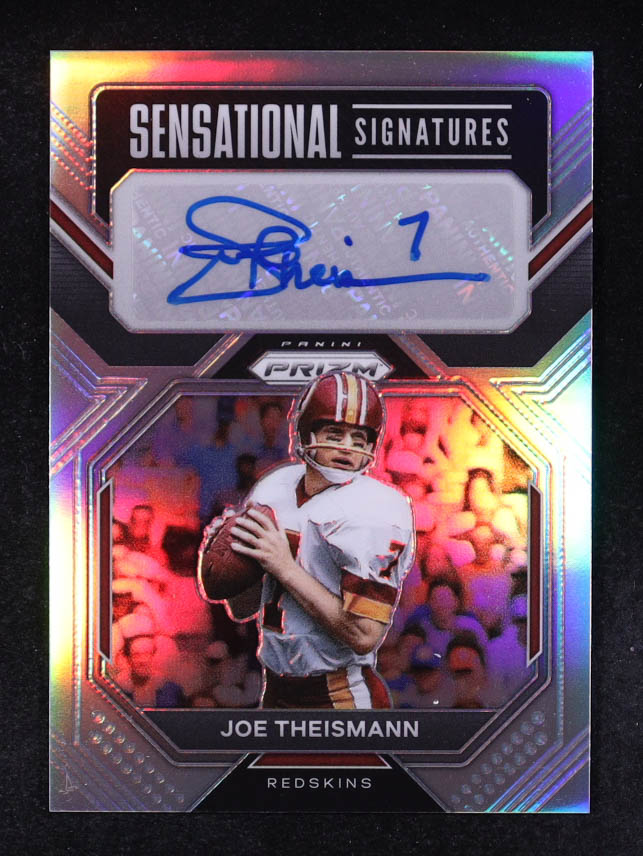 Joe Theismann 2022 Panini Prizm Sensational Signatures #37 #070/125 at PristineAuction.com Joe Theismann 2022 Panini Prizm Sensational Signatures #37 #070/125 at PristineAuction.com