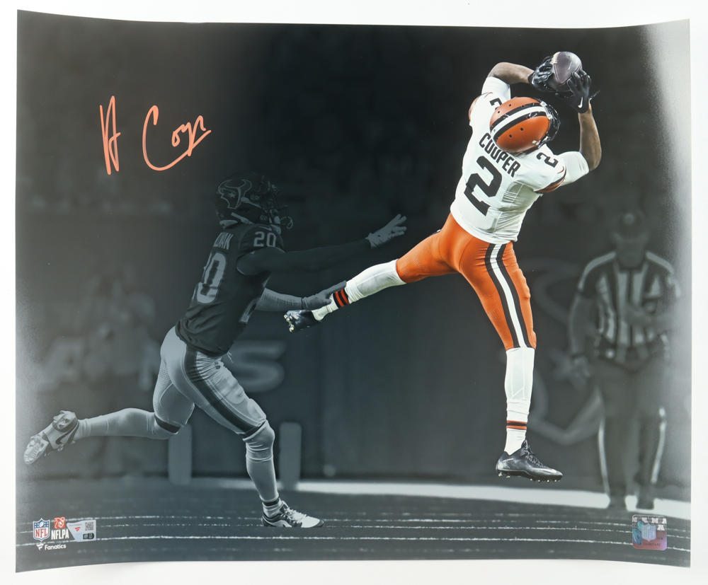 Amari Cooper Signed Browns 16x20 Photo (Fanatics) at PristineAuction.com Amari Cooper Signed Browns 16x20 Photo (Fanatics) at PristineAuction.com
