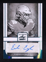 Emeka Egbuka 2022 Leaf Ultimate Draft Portrait Autographs Platinum Spectrum #PAEE1 #01/35 RC at PristineAuction.com