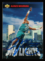 Alonzo Mourning Signed 1993-94 Upper Deck #468 SKL (JSA) at PristineAuction.com