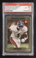 Shannon Sharpe 1990 Action Packed Rookie Update #46 RC (PSA 6) at PristineAuction.com