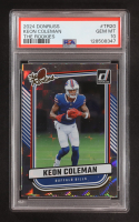 Keon Coleman 2024 Donruss The Rookies #20 RC (PSA 10) at PristineAuction.com
