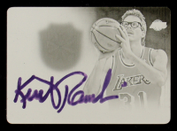 Kurt Rambis Signed 2013-14 Panini National Treasures Black Printing Plate #11 #1/1 (Beckett) at PristineAuction.com