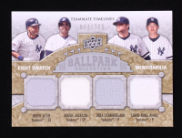 2009 Upper Deck Ballpark Collection #373 Mariano Rivera / Jorge Posada / Andy Pettitte / Derek Jeter / Joba Chamberlain / Chien-Ming Wang / Robinson Cano / Reggie Jackson #004/200 at PristineAuction.com