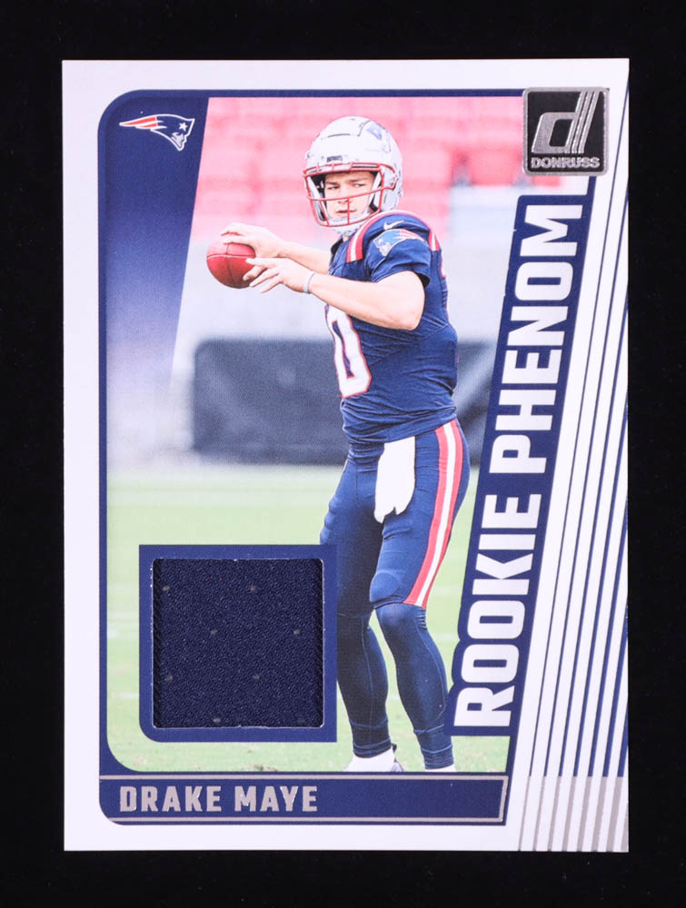 Drake Maye 2024 Donruss Rookie Phenom Jerseys #25 RC at PristineAuction.com Drake Maye 2024 Donruss Rookie Phenom Jerseys #25 RC at PristineAuction.com