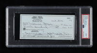 Johnny Unitas Signed 2000 Personal Check (PSA | Autograph Graded 9) at PristineAuction.com