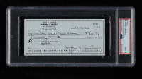 Johnny Unitas Signed 2000 Personal Check (PSA | Autograph Graded 9) at PristineAuction.com