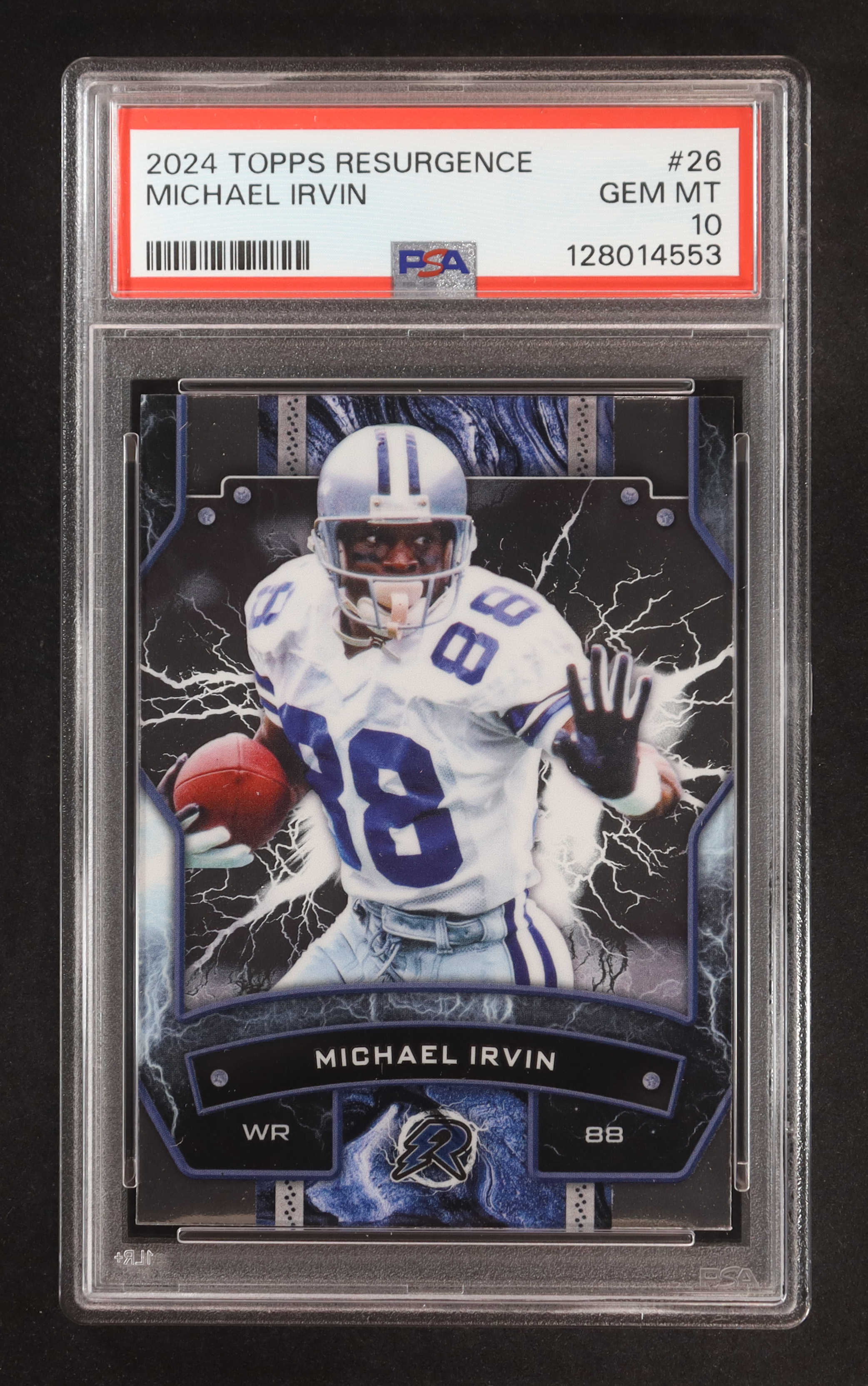 Michael Irvin 2024 Topps Resurgence #26 (PSA 10) at PristineAuction.com Michael Irvin 2024 Topps Resurgence #26 (PSA 10) at PristineAuction.com