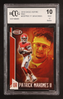 Patrick Mahomes 2019 SAGE Aspire Red #ASPPM1 (BCCG 10) at PristineAuction.com