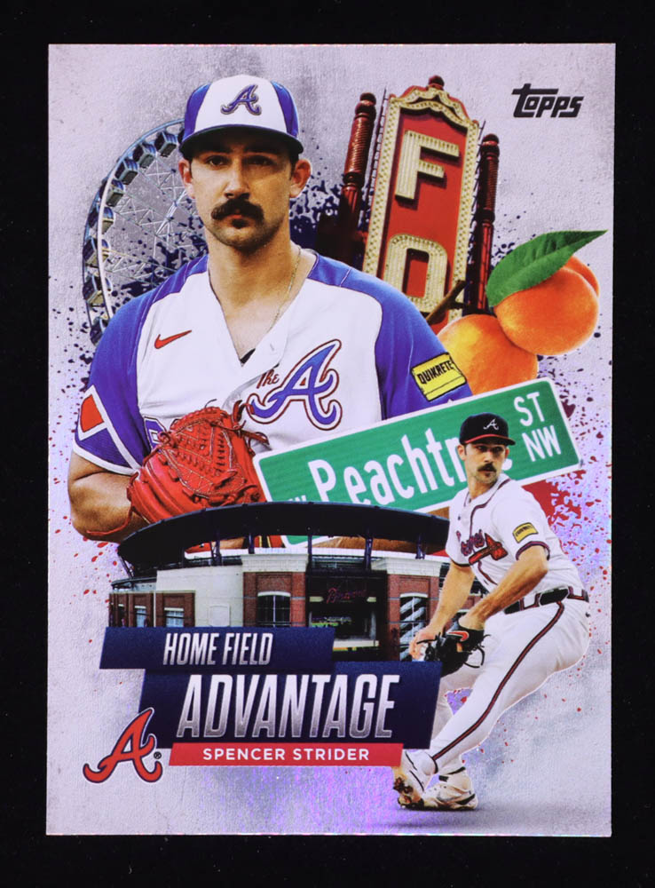 Spencer Strider 2025 Topps Home Field Advantage #HA23 at PristineAuction.com Spencer Strider 2025 Topps Home Field Advantage #HA23 at PristineAuction.com