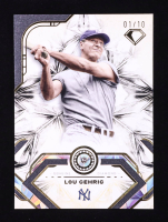 Lou Gehrig 2025 Topps Diamond Icons Black #49 #01/10 at PristineAuction.com