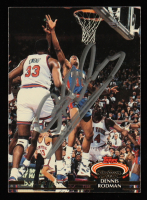 Dennis Rodman Signed 1992-93 Stadium Club #314 (JSA) at PristineAuction.com