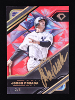 Jorge Posada 2025 Topps Diamond Icons Black PolychromatINK Autographs Red Gold Ink #BPAJP #2/5 at PristineAuction.com