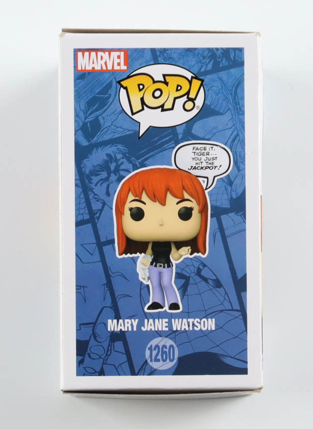 Kirsten Dunst Signed "Marvel" #1260 Mary Jane Watson Funko Pop! Vinyl Figure (ACOA) at PristineAuction.com Kirsten Dunst Signed "Marvel" #1260 Mary Jane Watson Funko Pop! Vinyl Figure (ACOA) at PristineAuction.com