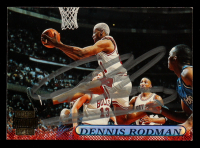 Dennis Rodman Signed 1996-97 Stadium Club #130 (JSA) at PristineAuction.com