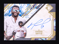 David Ortiz 2025 Topps Diamond Icons Diamond Drip Autographs Blue #DDADO #08/15 at PristineAuction.com