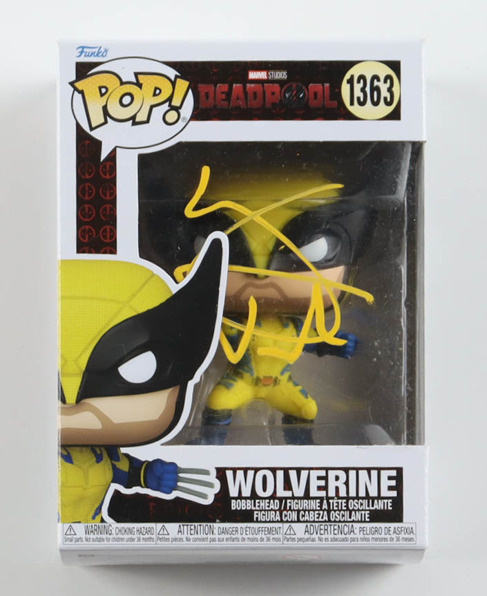 Hugh Jackman Signed "Deadpool & Wolverine" #1363 Wolverine Bobble-Head Funko Pop! Vinyl Figure (ACOA) at PristineAuction.com Hugh Jackman Signed "Deadpool & Wolverine" #1363 Wolverine Bobble-Head Funko Pop! Vinyl Figure (ACOA) at PristineAuction.com