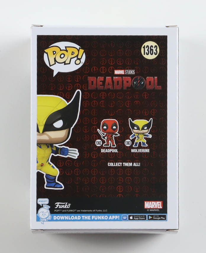 Hugh Jackman Signed "Deadpool & Wolverine" #1363 Wolverine Bobble-Head Funko Pop! Vinyl Figure (ACOA) at PristineAuction.com Hugh Jackman Signed "Deadpool & Wolverine" #1363 Wolverine Bobble-Head Funko Pop! Vinyl Figure (ACOA) at PristineAuction.com