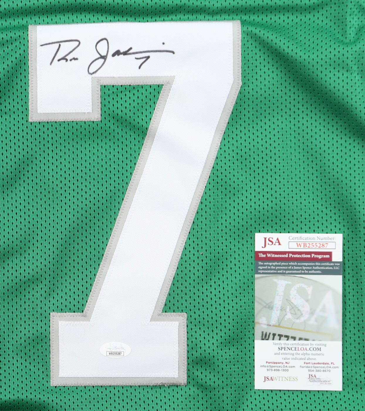 Ron Jaworski Signed Jersey (Beckett) at PristineAuction.com Ron Jaworski Signed Jersey (Beckett) at PristineAuction.com