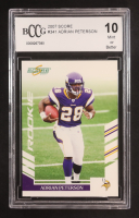 Adrian Peterson 2007 Score #341 RC (BCCG 10) at PristineAuction.com