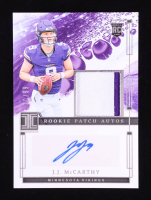 JJ McCarthy 2024 Panini Impeccable Rookie Patch Autographs #2 RC #10/99 at PristineAuction.com