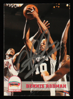 Dennis Rodman Signed 1993-94 Hoops #405 (JSA) at PristineAuction.com