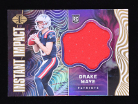 Drake Maye 2024 Panini Illusions Instant Impact Jerseys #2 RC at PristineAuction.com
