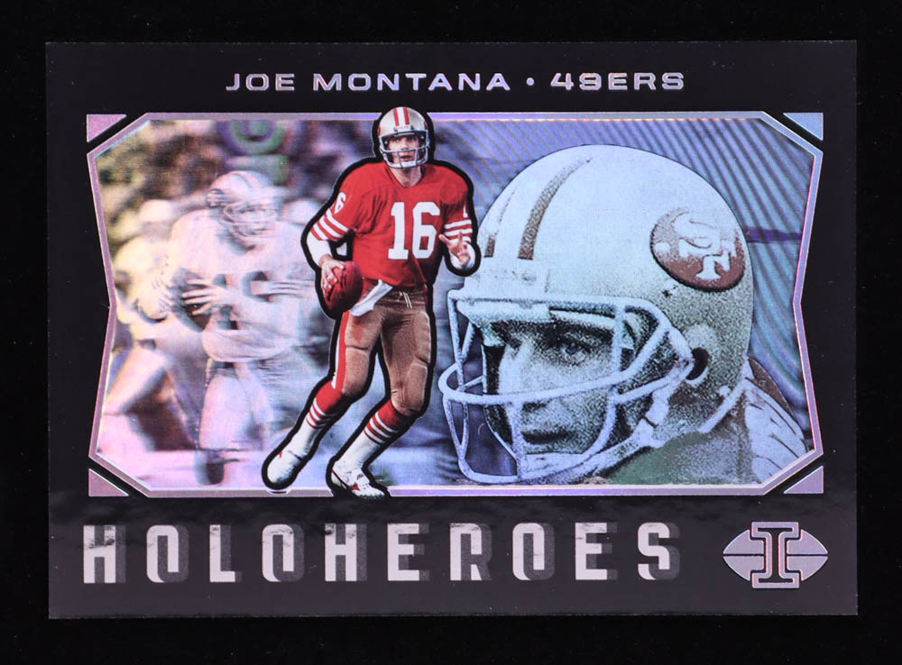 Joe Montana 2021 Panini Illusions HoloHeroes #2 at PristineAuction.com Joe Montana 2021 Panini Illusions HoloHeroes #2 at PristineAuction.com