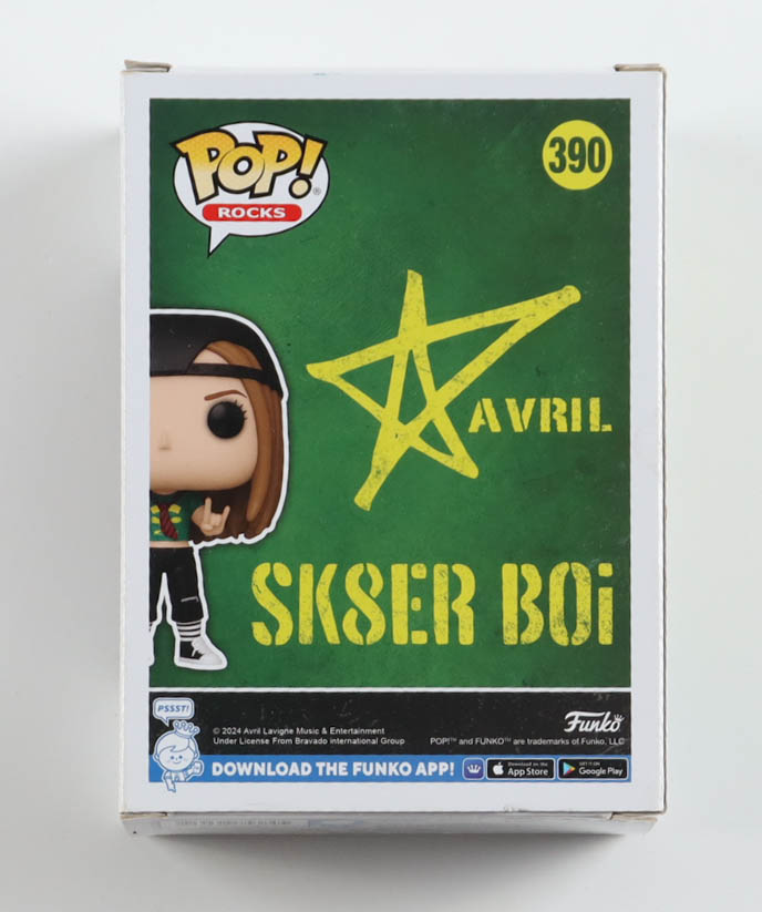Avril Lavigne Signed "Avril" #390 Funko Pop! Vinyl Figure (ACOA) at PristineAuction.com Avril Lavigne Signed "Avril" #390 Funko Pop! Vinyl Figure (ACOA) at PristineAuction.com