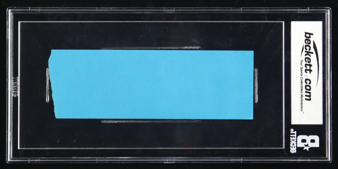 2007 Barack Obama Presidential Campaign Rally Ticket (Beckett 7) at PristineAuction.com 2007 Barack Obama Presidential Campaign Rally Ticket (Beckett 7) at PristineAuction.com