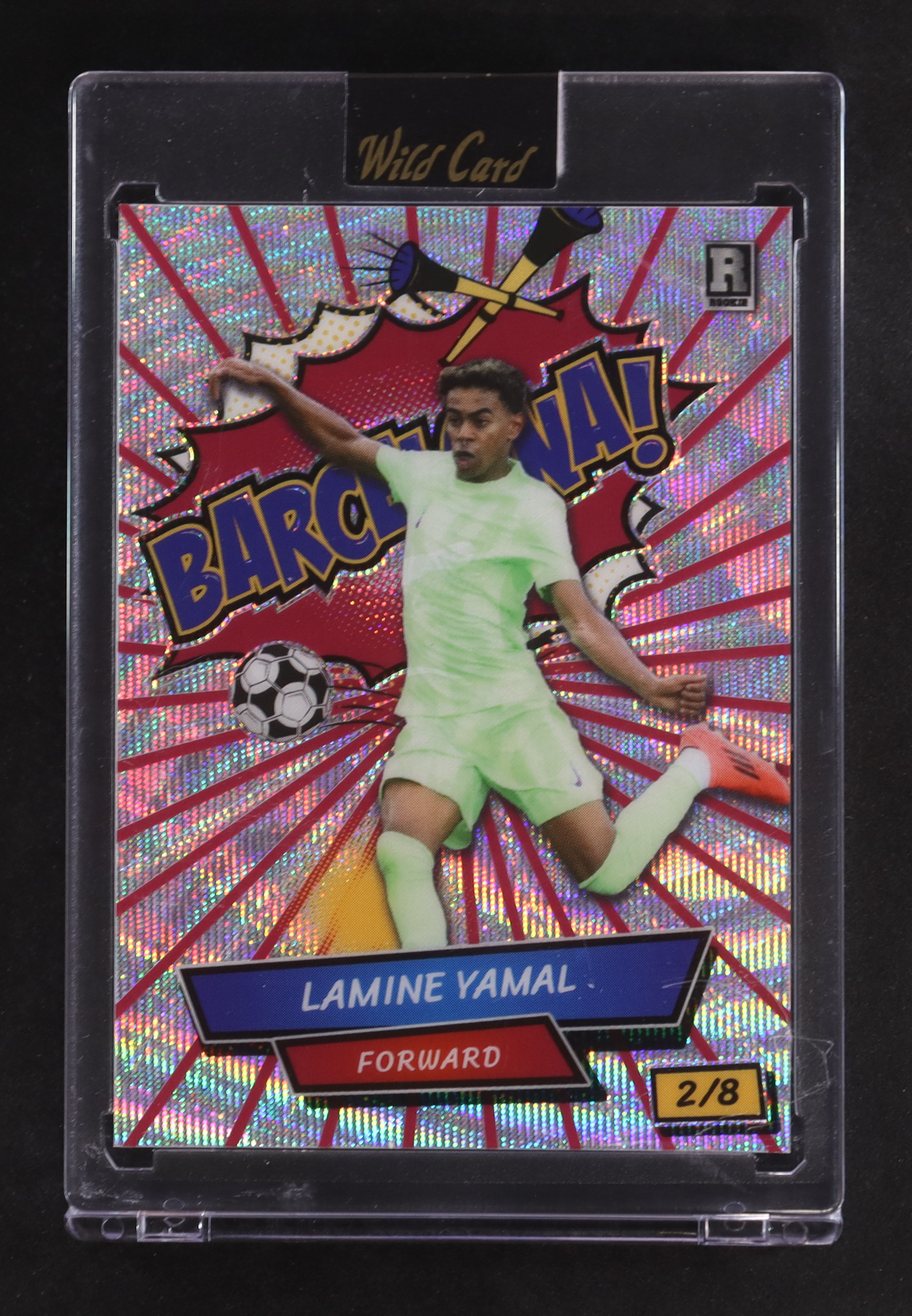 Lamine Yamal 2024 Wild Card Comix #ACBR-LY3 RC #2/8 at PristineAuction.com Lamine Yamal 2024 Wild Card Comix #ACBR-LY3 RC #2/8 at PristineAuction.com