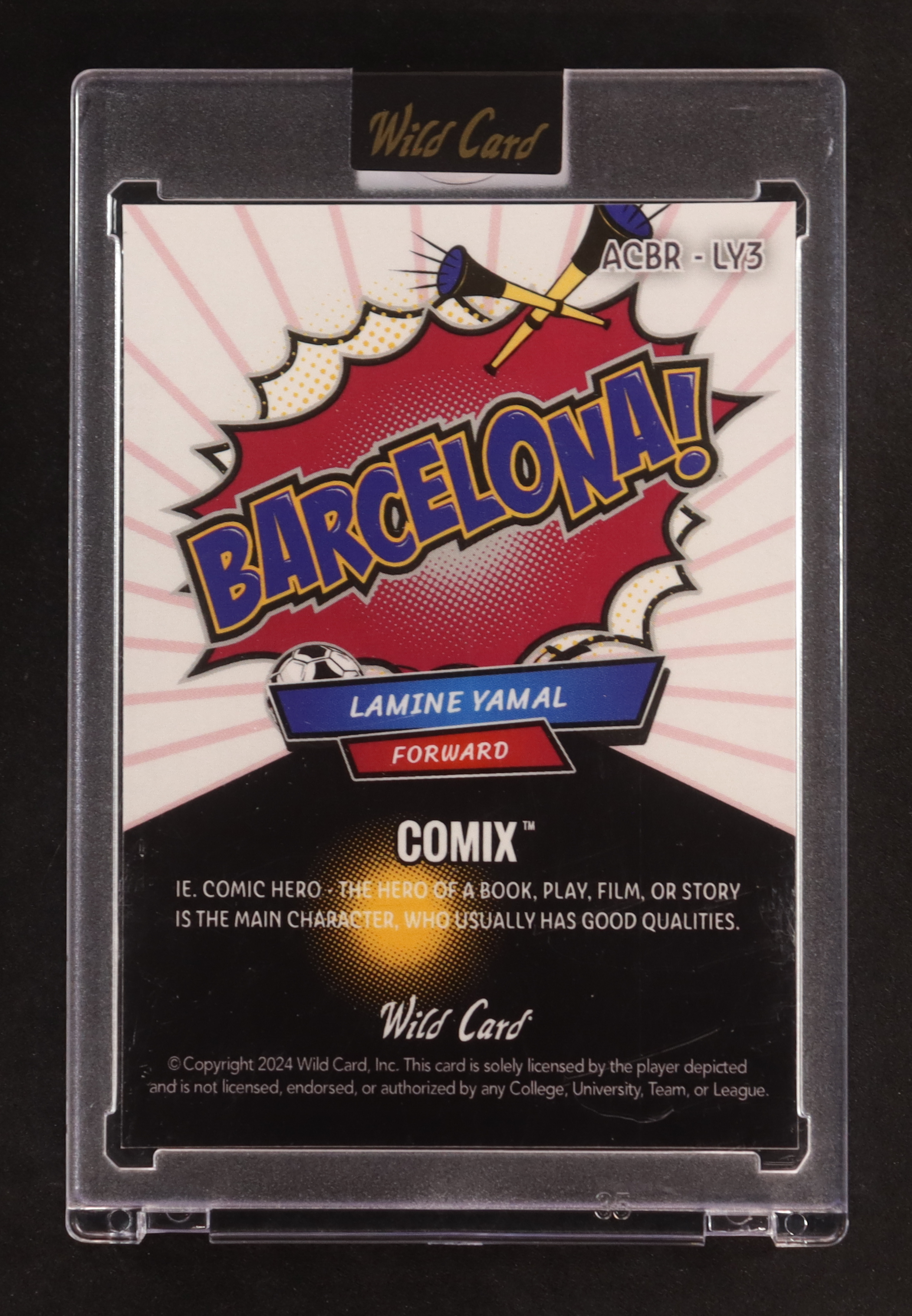 Lamine Yamal 2024 Wild Card Comix #ACBR-LY3 RC #2/8 at PristineAuction.com Lamine Yamal 2024 Wild Card Comix #ACBR-LY3 RC #2/8 at PristineAuction.com